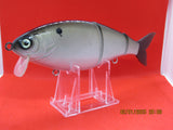 7" 3 PCS Custom Colors Wake Shad Silver Shad
