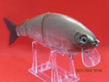 7" 3 PCS Custom Colors Wake Shad Silver Light Brown Back Shad