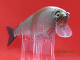7" 3 PCS Custom Colors Wake Shad Silver Light Brown Back Shad
