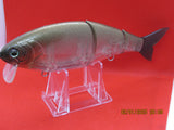 7" 3 PCS Custom Colors Wake Shad Silver Light Brown Back Shad