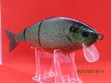 7" 3 PCS Custom Colors Wake Shad Pumpkin Sunfish