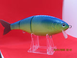 7" 3 PCS Custom Colors Wake Shad Chartreuse