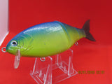 7" 3 PCS Custom Colors Wake Shad Chartreuse