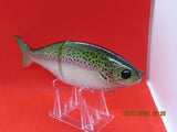 7" 2 pc Glide  Shad Green  Back Rainbow