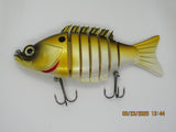 6" Soft kevlar jointed lures .Carp
