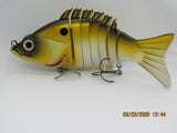 6" Soft kevlar jointed lures .Carp