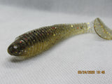 10 pcs of FWL swimmers 3.8" Gold minnow