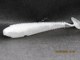 10 pcs of FWL swimmers 3.8" pearl white..