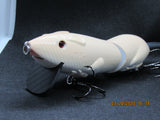 6" FWL Muskrat Bone white belly