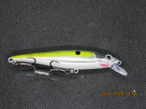3 1/2" Pro series jerkbait in  Chart shad