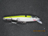 3 1/2" Pro series jerkbait in  Chart shad