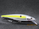 3 1/2" Pro series jerkbait in  Chart shad