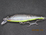 3 1/2" Pro series jerkbait in ghost shad