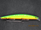 4" shallow jerkbait chartreuse  minnow
