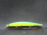 4" shallow jerkbait chartreuse  minnow
