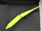 7" 2 pc Glide Mellow Yellow Shad