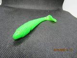 10 pcs of FWL swimmers 3.8" lime minnow