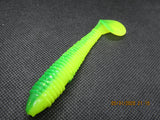 10 pcs of FWL swimmers 3.8" Chartrause lime minnow