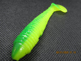 10 pcs of FWL swimmers 3.8" Chartrause lime minnow