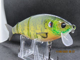 7" 3 PCS Custom Colors Wake Shad in Bluegill