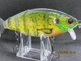 7" 3 PCS Custom Colors Wake Shad in Bluegill