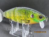 7" 3 PCS Custom Colors Wake Shad in Bluegill