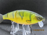 7" 3 PCS Custom Colors Wake Shad in Perch