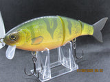7" 3 PCS Custom Colors Wake Shad in Perch